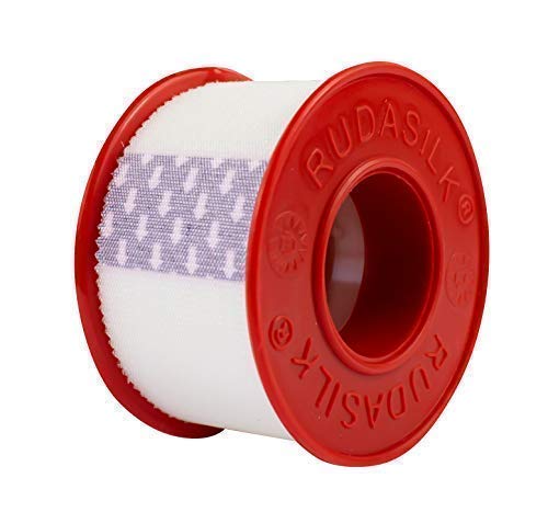 1 x Rotolo Rudasilk Cerotti Cerotti in Arte Seta - 2,5 cm x 9,14 Metri