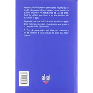 Léxico de matemáticas (Diccionarios para la enseñanza)