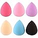 Teenxful Set of 6PCS Super Soft Facial Makeup Blender Waterdrop Sponge Flawless Beauty Foundation Powder Puff