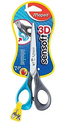 MAPED Ciseaux de bricolage Sensoft Spécial GAUCHER 16 cm