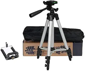 Generic 3110 Mobile and Camera Tripod - Universal Portable & Foldable Professional SLR DSLR Camera Stand for Photography and Videography Tripod