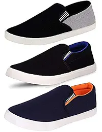 Ethics Perfect Combo Of 3 Loafer Shoes Men
