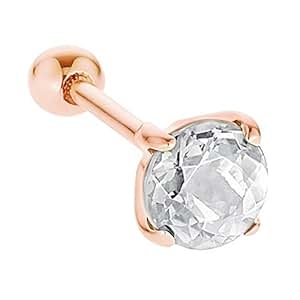 diamond helix stud earring