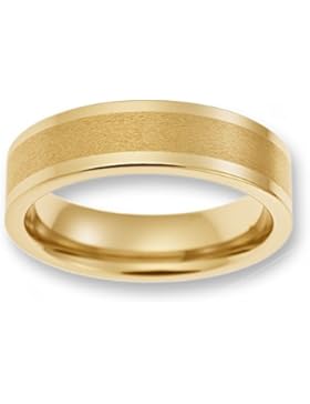 Herren Ring aus Wolfram/Tungsten ohne Stein/gold TW017.05