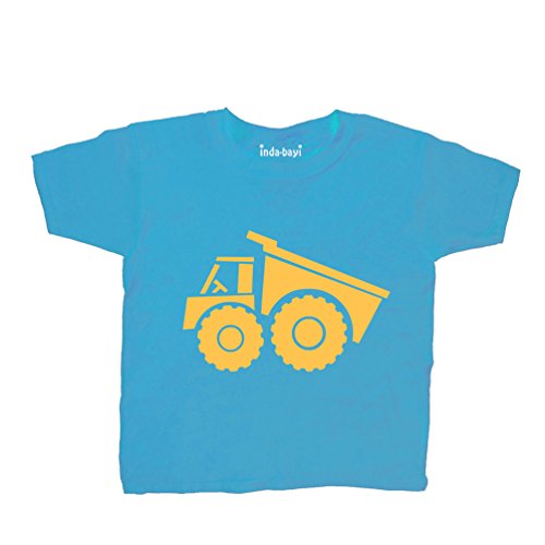 Inda-Bayi Baby-Toddler-Kids Heavy Cotton T Shirt - dumper truck