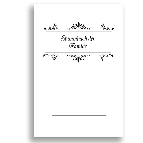 Stammbuch der Familie Individuell ‚Mamba‘ Familienbuch Familienstammbuch Stammbaum Stammbücher – A5 schwarz - 2