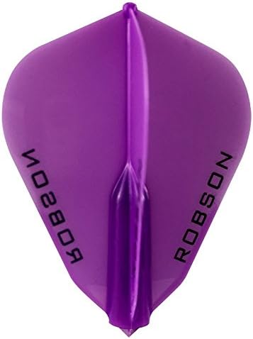 Robson 1 x SET DART FLIGHTS FANTAIL PURPLE