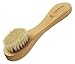Wooden Facial Brush With soft Pony Hair Bristle