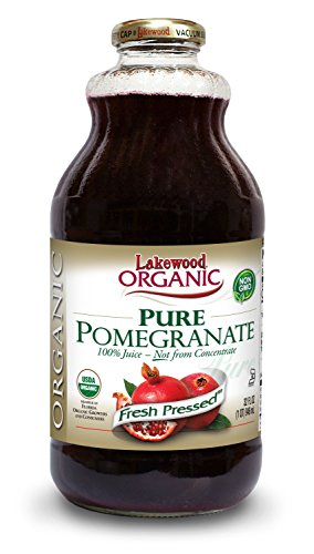 Preisvergleich Produktbild Lakewood Organic PURE Pomegranate Juice, 32-Ounce Bottles (Pack of 6)