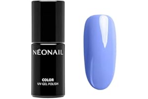 NÉONAIL NEONAIL Smalto Semipermanente Unghie 7,2 ml Smalto Blu Acapulco Pastello Smalti Gel Per Unghie UV Led Nail Polish NEONAIL Colori Smalto Unghie