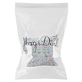 Baby Kleinkind Wasserdichtem Reißverschluss wiederverwendbare Stoff Windel Tasche w / bunte Eulen Muster Hellblau - 2