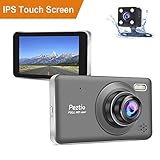 autos kamera gps 【Tolle Nachtsicht & WDR Tech】Eine automatische Umschaltung von Tag auf Nachtmodus. Dank F1.8 Linse-Frontcam, WDR Technologie und LED Licht funktioniert Dashboard Kamera fantastisch. Auch wenn bei Dunkelheit zeichnet die Auto Kamera High-Definition-Bildqualität auf.