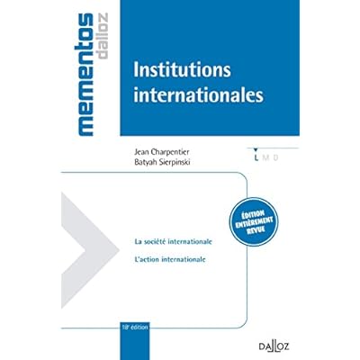 Institutions Internationales 18e Ed Mementos Pdf Kindle Eadmundmeginfrid