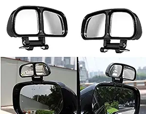 SS 3R-028 Car Mirror Blind Spot, 360 Rear View Convex Parking Mirror For Car, Accessories 3R Original Suitable All Cars - Pack of 2