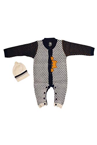 Cute Gang - Baby Boys Acro-Wool Romper for Winter RS.899.00