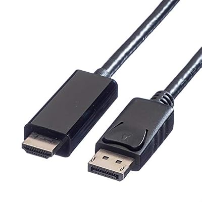 VALUE câble DisplayPort vers HDMI | Prise DP pour écran • rétroprojecteur • carte graphique | transmission UHD | 3 m