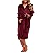 Produktbild TianWlio Damen Dessous Frauen Winter Plüsch Verlängert Schal Bademantel Hause Kleidung Langärmelige Robe Mantel