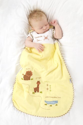 Schlummersack Baby Sommer Schlafsack ungefüttert 0.5 Tog – Zoo – erhältlich in verschiedenen Grössen: von Geburt bis 6 Jahre - 2
