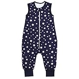 Unwattiert - aus zweilagigem weichem Jersey-Stoff - ideal in warmen Nächten im Sommer, Frühling und Herbst