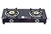 Black Pearl Plasma Two Burner MS Cotted Toughened Glass Manual Ignition Gas Stove RS.2619.00