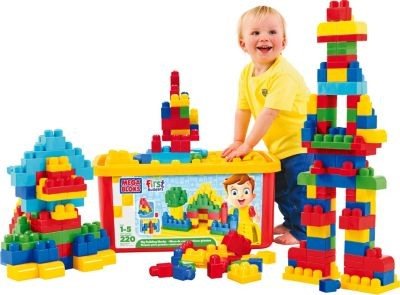 Mega Bloks First Builders Big Building Bloks 220 Piece Tub