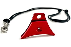 LOGAN WHISTLES Logan A1 Sheepdog whistle & sailing rope lanyard (Red)