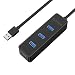 Produktbild ORICO USB Hub Portable, Extra Leicht, 4 Ports USB 3.0 Highspeed Datenhub für Notebook Ultrabook Tablet MacBook iMac Windows MacOS Linux