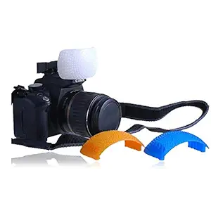 NEOHOOK Color Pop Up Hot-Shoe Flash Diffuser Set for DSLR Cameras (for Canon/for Nikon)