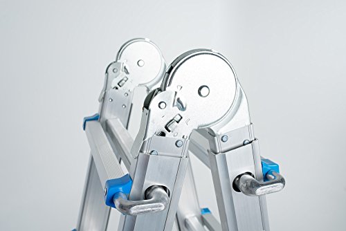Teleskopleiter 414cm Leiter Anlegeleiter Klappleiter Multifunktionsleiter Größenauswah (..4.14m) - 6