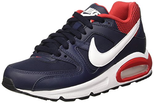 Nike Air Max Command (GS), Baskets Basses Garçon, Multicolore (Obsidian/White/University Red 416), 38.5 EU