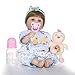 Produktbild Simulation Reborn Baby-Puppe Tuch Body 15.7 Zoll 40Cm Lovely Lebensecht Kinderspielzeug Xmas Birthday HMYH
