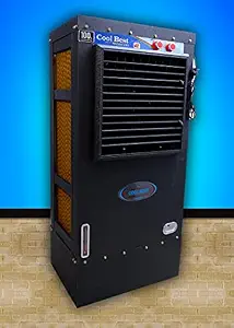 Desert Air Cooler with Wooden Pads for Home and Commercial (Black)60 LTR