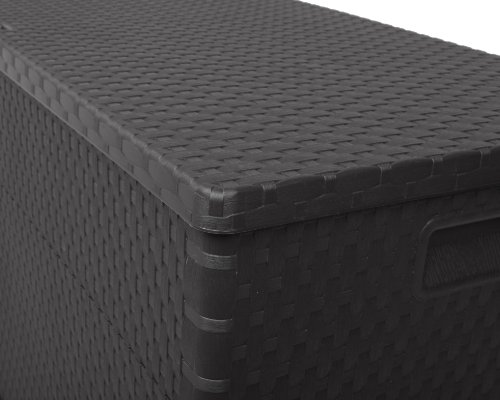 Kissenbox Rattan anthrazit - 4