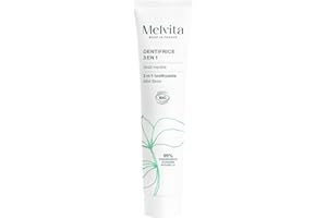 Melvita - Dentifrice - Hygiène Buccale Naturelle & Fraîcheur Longue Durée - Nettoyage Doux Sans Fluor - Formule Respectueuse - 75 ml