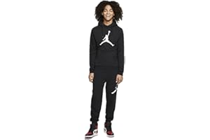 NIKE 2-częściowa męska bluza z kapturem Jordan Air Jumpman bluza sportowa z kapturem bluza jogger top czarny biały bawełna mężczyźni rozmiar XL, Czarny, XL