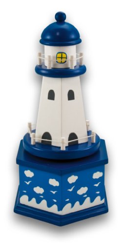 Preisvergleich Produktbild Ulysse 3873 Musikspieluhr, Leuchtturm