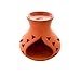 Regular Natural Clay Aroma Burner, Aroma Oil Burner - Ancient Pot With Floral Carving RS.279.00