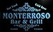 Produktbild u31204-b MONTERROSO Family Name Bar & Grill Home Brew Beer Neon Sign Barlicht Neonlicht Lichtwerbung