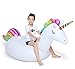 Produktbild JOYSPACE Aufblasbar Einhorn luftmatratze Riesiger Aufblasbarer Einhorn schwimmtier Schwimmen schwimminsel schwimmreifen Pool Spielzeug Floß Schwebebett wasserspielzeug Strand Kinder Erwachsene (XXL)