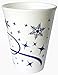 Produktbild 100 Trinkbecher • Thermobecher • Styroporbecher • Becher 0,3 l • "Snowflake" • Glühwein • Tee • Winter • Sterne • blau