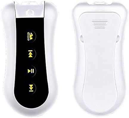 MOKE 8GB Sport Swimming Diving Waterproof Diving Underwater Waterproof to 3 Meters with MP3 Player FM Radio Earphone for running swimming Cycling Fitness (Whtie)