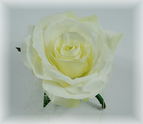 Fibula [Style] ® Komplettset „Flair türkis“ Größe S Tischdekoration für Hochzeit/Taufe/Geburtstag/Kommunion/Konfirmation/Jubiläum in türkis – creme für ca. 8 – 10 Personen - 3