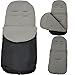Footmuff/Cosy Toes To Fit Babystyle Oyster/Oyster Max/TS2/Gem/Imp Grey