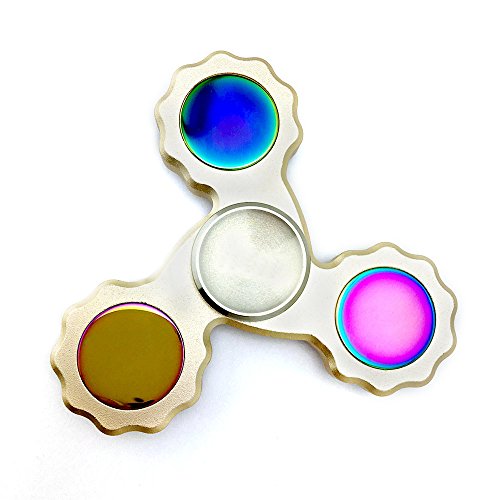 Airsson Fidget Hand Spinner Tri EDC Spinner Toy Stress Reducer for Kids and Adult (Gold) Airsson Fidget Hand Spinner Tri EDC Spinner Toy Stress Reducer for Kids and Adult (Gold)