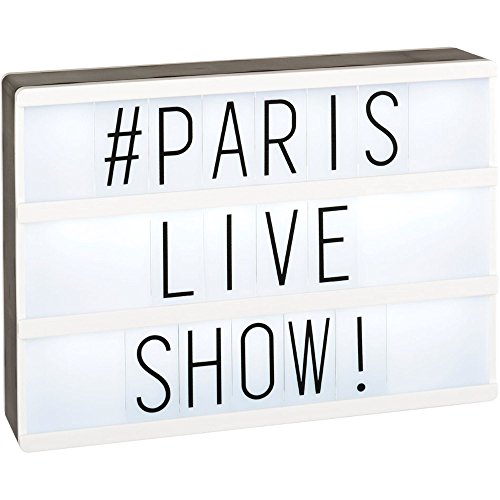 Preisvergleich Produktbild La Chaise Longue Lampe Box LED Nachricht weiße 36 - 1l-003