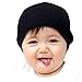 Koly® Baby Infant Newborn Beanie Boy Girls Soft Hat Children Winter Warm Kids Cap Gift (Black)