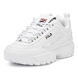 markenschuhe Fila Weiß Disruptor II Premium Trainers.