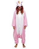Einhorn Kostüm Pyjamas Tierkostüm Schlafanzug Verkleiden Cosplay Kostüm zum Karneval Fasching