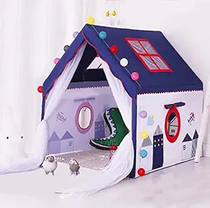 SANGANI, Jumbo Size Light Weight , Water Proof Kitchen Kids Play Tent House for 10 Year Old Girls and Boys (Blue)