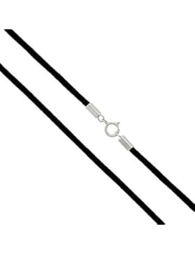 Dies ist eine schwarze 2mm dicke Seidenschnur mit einem Sterlingsilber Verschluss. Kombinieren Sie es mit Ihrem...